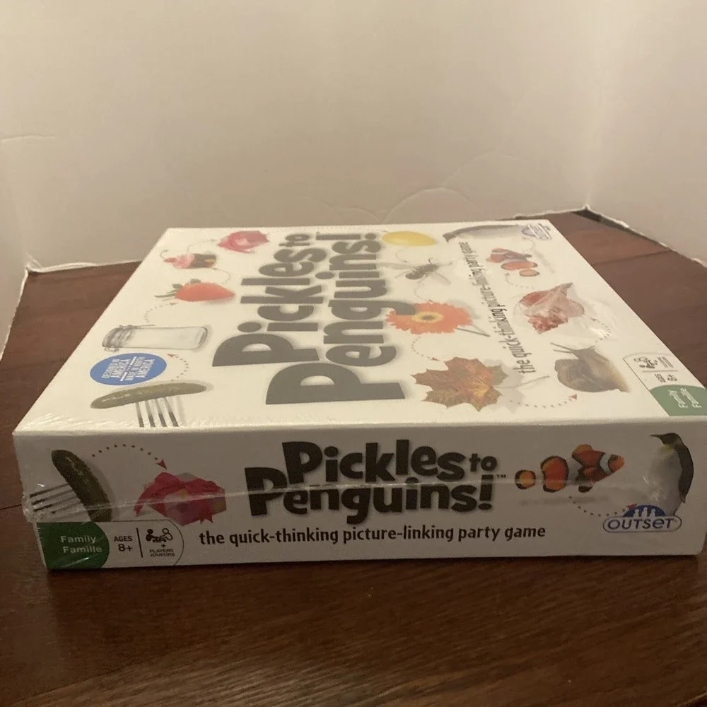 Pickles To Penguins‎ Board Game Quick Thinking Picture Link Family Party Game